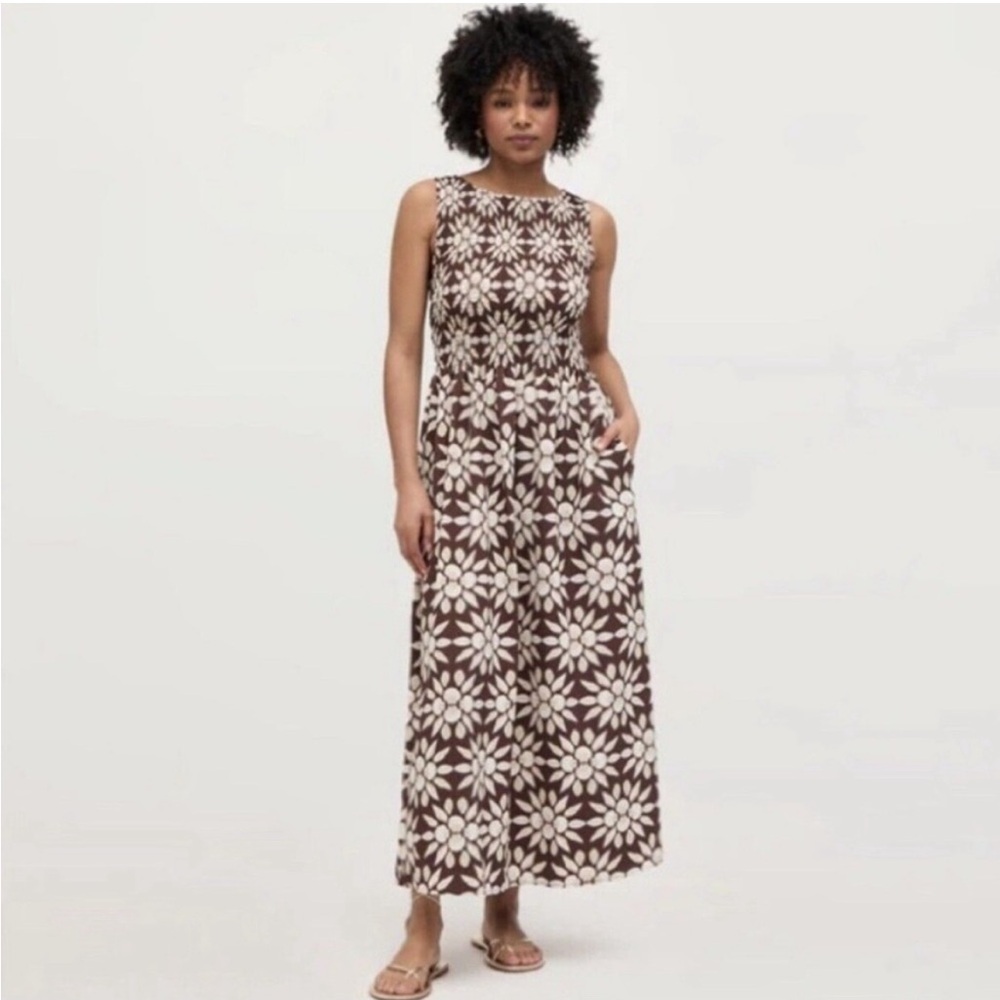 Hill House Cosima Dress in Chocolate Shell, size S